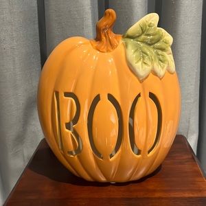 Lenox LED Pumpkin Jack-O-Lantern "BOO"